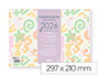 PLANNING SETMANAL LIDERPAPEL JOVE 2026 29,7X21 CM DIN A4 AMB PEGATINES PAPER 104 GR