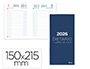 DIETARI LIDERPAPEL 2026 QUART 150X215 MM DIA PGINA COLOR BLAU PAPER 70 GR