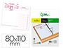 BLOC BUFETE LIDERPAPEL 2026 80X110 MM PAPER 80 GR