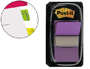 BANDAS SEPARADORAS POST-IT INDEX 3M, 25,4X43,1 MM 