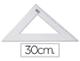ESQUADRO LIDERPAPEL CRISTAL LIDERPAPEL TRANSPARENT