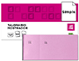 BLOCO DE TALOES 6/4 ROSA