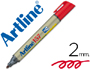 ROTULADOR ARTLINE PIZARRA EK-157 ROJO PUNTA REDONDA 2 MM