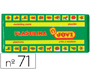 PLASTILINA JOVI 71 VERD CLAR UNITAT MIDA MITJANA