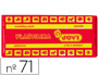 PLASTILINA JOVI 71 VERMELL UNITAT MIDA MITJANA