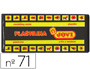 PLASTICINA JOVI 71 150 GR PRETO