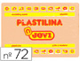 PLASTICINA JOVI 72 350 GR ROSA CEU