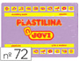 PLASTICINA JOVI 72 350 GR LILAS