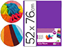 PAPEL SEDA LIDERPAPEL VIOLETA 52X76 CM 18 GR PAQUETE DE 25 HOJAS