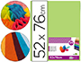 PAPEL SEDA LIDERPAPEL VERDE MEDIO 52X76 CM 18 GR PAQUETE DE 25 HOJAS