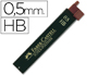 MINAS FABER GRAFITE 9065 0,5 MM HB - ESTOJO DE 12 