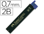 MINAS FABER GRAFITE 9067 0,7MM 2B CAIXA 12 MINAS