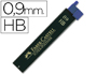 MINAS FABER GRAFITE 9069 0,9MM HB - ESTOJO DE 12 M