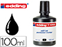 TINTA MARCADOR EDDING T-100 PRETO FRASCO DE 100 ML
