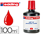 TINTA MARCADOR EDDING T-100 VERMELHO FRASCO DE 100
