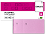 BLOCO DE TALOES 1/3 ROSA