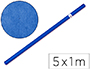 PAPEL KRAFT LIDERPAPEL AZUL ROLLO 5X1 MT