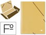 PASTA DE ELASTICOS LIDERPAPEL FOLIO AMARELA