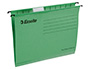CARPETA PENJANT ESSELTE DIN A4 KRAFT LLOM V VISOR CURT FLEXIBLE VERD CAIXA DE 25 UNITATS