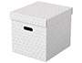CAIXA EMMAGATZEMATGE ESSELTE CUBICA COLOR BLANC 365X320X315 MM PACK DE 3 UNITATS