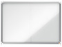 VITRINA D'ANUNCIS NOBO PREMIUM PLUS AMB PORTA CORREDERA FONS MAGNETICO 18 X DIN A4 FULLS 997X1412X54 MM