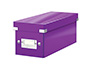 CAIXA D'EMMAGATZEMATGE LEITZ CLICK&STORE CD BOX COLOR VIOLETA 143X147X352 MM