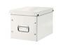 CAIXA D'EMMAGATZEMATGE LEITZ CLICK&STORE CUBICA MITJANA COLOR BLANC 265X265X250 MM