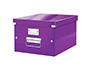 CAIXA D'EMMAGATZEMATGE LEITZ CLICK&STORE MITJANA COLOR VIOLETA 281X200X369 MM