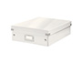 CAIXA D'EMMAGATZEMATGE LEITZ CLICK&STORE MITJANA COLOR BLANC 280X100X370 MM