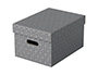 CAIXA DE MAGATZEMATGE ESSELTE MITJANA COLOR GRIS 365X265X205 MM) PACK DE 3 UNITATS