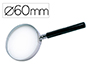 LUPA CRISTAL Q-CONNECT ARO METALICO - 63 MM