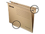 CARPETA PENJANT ESSELTE PENDAFLEX KRAFT FOLI 366X245X345 MM CAIXA DE 50 UNITATS