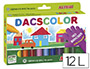 LAPICES CERA DACSCOLOR CAJA DE 12 COLORES