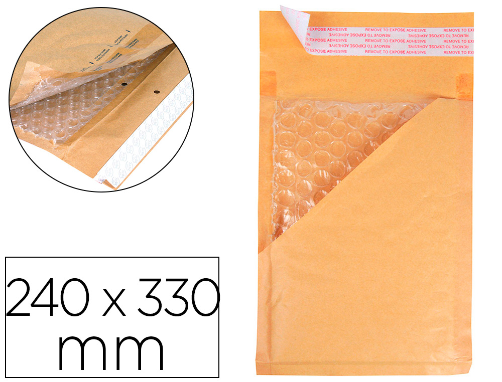 ENVELOPE BORBULHAS Q-CONNECT 240X330MM
