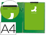 CARPETA Q-CONNECT MINICLIPS PLASTICO DIN A4 VERDE