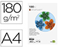 CARTOLINA LIDERPAPEL DIN A4 180 GR CASTANHO PACK D