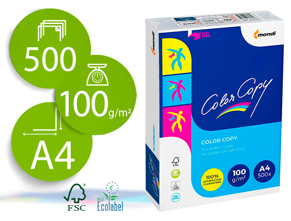 Winner - Pack de 500 folios A4 80 g, papel multiusos para