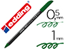 MARCADOR EDDING PONTA FIBRA 1200 VERDE OLIVA N.15 