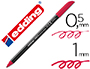 MARCADOR EDDING PONTA FIBRA 1200 CARMIM N. 19 PONT