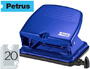 FURADOR PETRUS 65 CAPACIDADE 20 FOLHAS AZUL