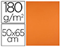 CARTOLINA LIDERPAPEL 50X65 CM 180 GR LARANJA