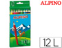 LLAPIS DE COLORS ALPINO 654 CAIXA DE 12 COLORS LLARGS