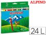 LLAPIS DE COLORS ALPINO 658 CAIXA DE 24 COLORS LLARGS