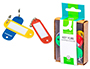 CHAVEIRO PORTA-ETIQUETAS Q-CONNECT EM CORES SORTID