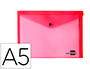 BOLSA PORTA DOCUMENTOS LIDERPAPEL COM MOLA DIN A5 