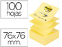 BLOC DE NOTES ADHESIVES LLEVA I POS POST-IT 76X76 MM Z-NOTES