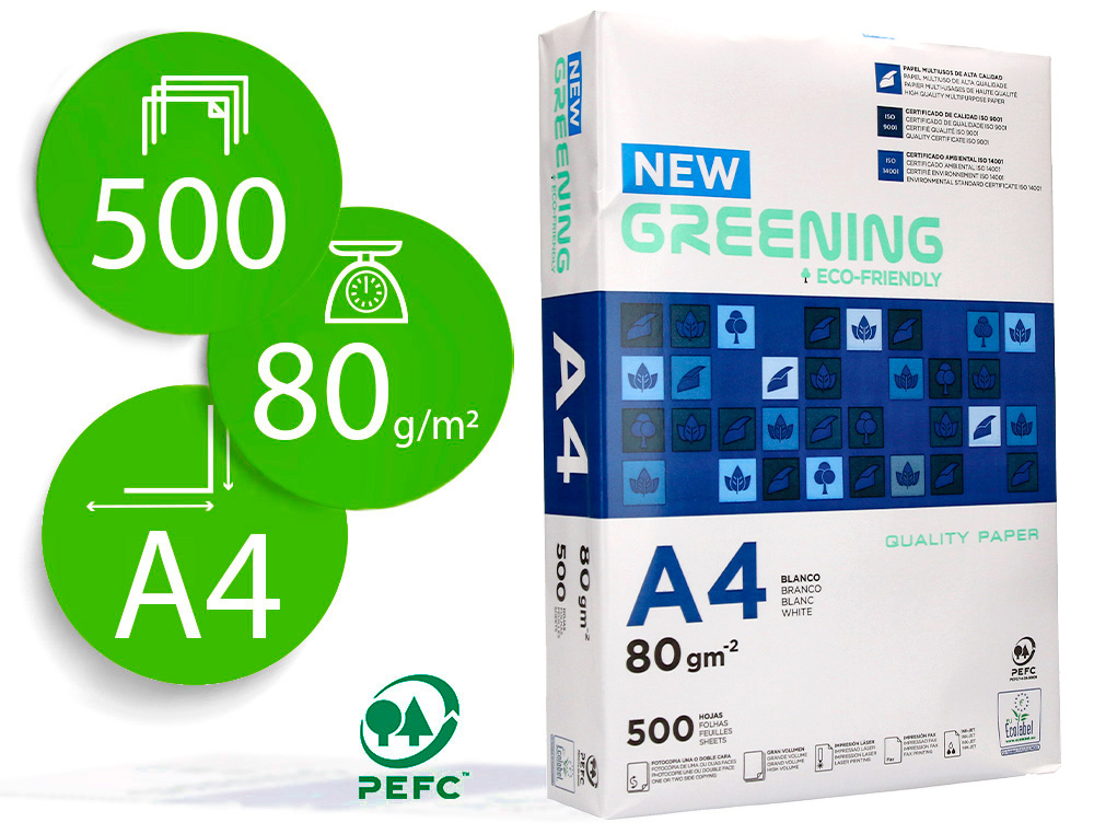 Carrefour A4 carta inkjet A4 80g (210x297 mm) 500 fogli bianco