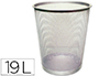 PAPELERA METALICA Q-CONNECT GRIS REJILLA 295X345MM