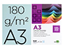 CARTOLINA LIDERPAPEL DIN A3 180 GR CELESTE PACK DE