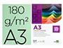 CARTOLINA LIDERPAPEL DIN A3 180 GR VERDE PACK DE 1